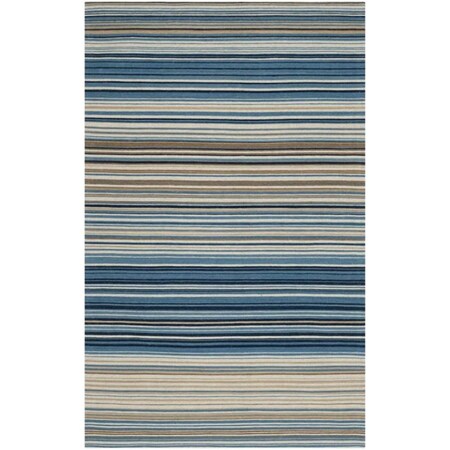 Safavieh 3 x 5 ft. Marbella Hand Woven Small Rectangle Area Rug Blue & Multicolor MRB289A-3